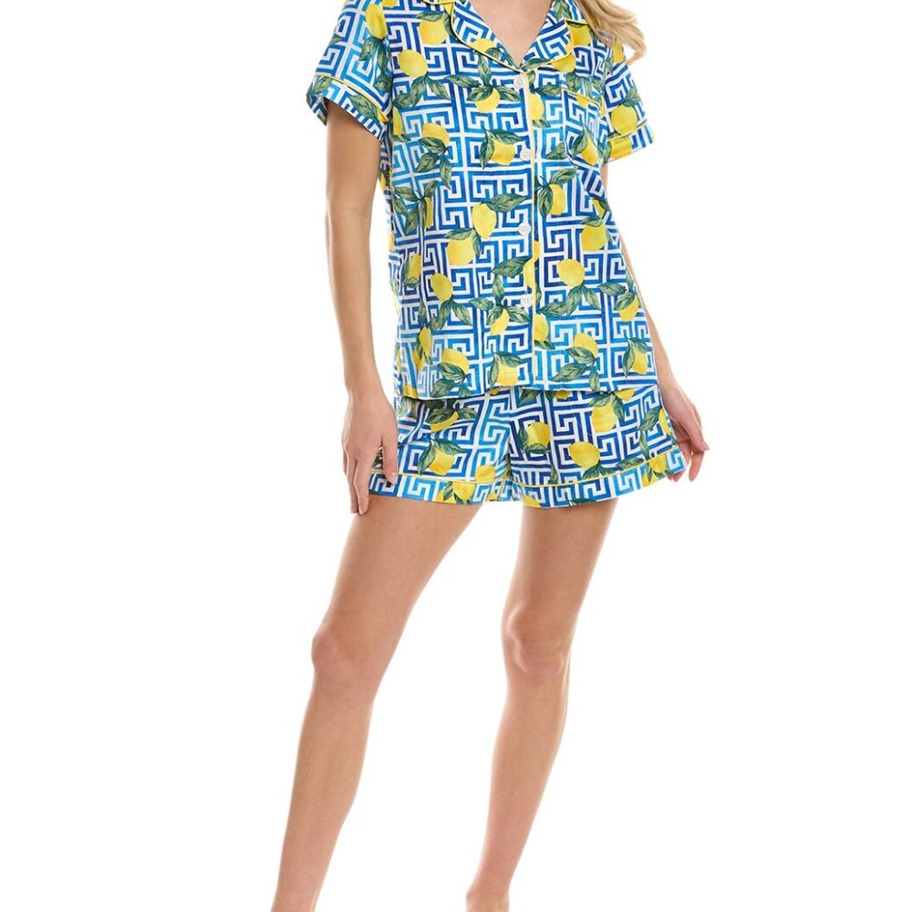 NEW. BEDHEAD SHORTY PAJAMAS-MAKE LEMONADE PRINT